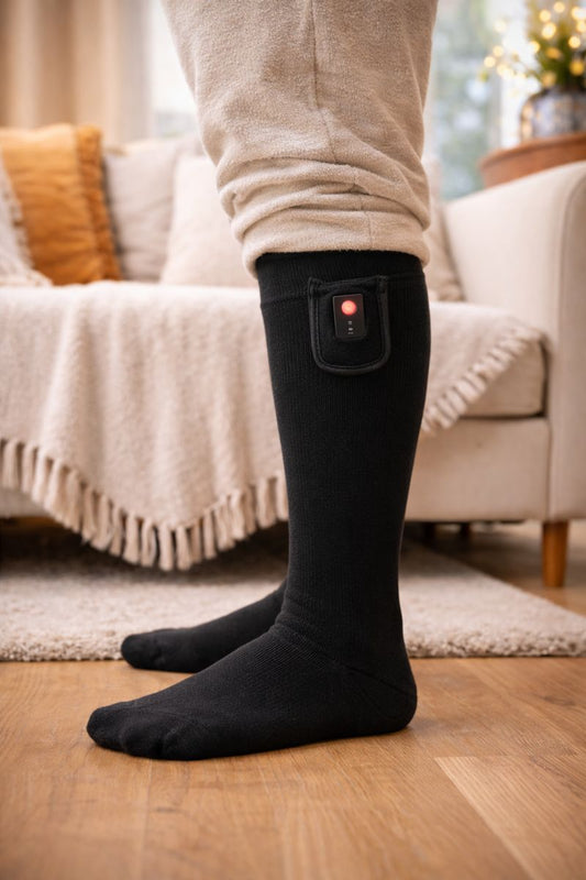 FireSocks - Hot Socks Warmte sokken Unisex Zwart