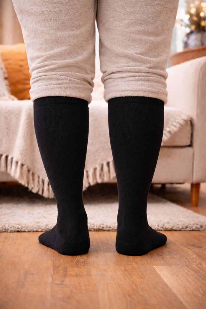 FireSocks - Hot Socks Warmte sokken Unisex Zwart